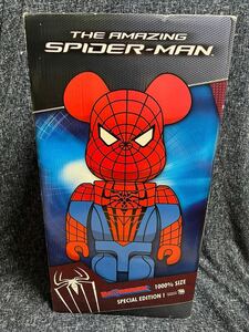 2012年　メディコムトイ　ベアブリック アメイジングスパイダーマン　1000% フィギュア　希少　BE@RBRICK AMAZING SPIDER-MAN 1000%