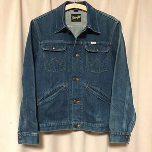 USED WRANGLER DENIM JACKET MADE IN JAPAN 中古 ラングラー デニム ジャケット サイズ SMALL 送料無料