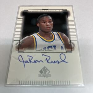 NBA 2000 UD SP Top Prospects auto Jaron Rush