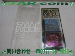 LE74 SMAP/スマップ アルバム WOOL 2枚組CD WOO LOO バッジ付き 袋付き 中居正広 木村拓哉 稲垣吾郎 草彅剛 香取慎吾