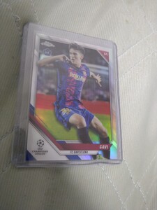 2020-21 TOPPS CHROME RC silver REFRACTOR PRIZM GAVI バルセロナ