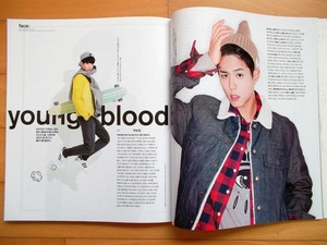 [パク・ボゴム ユン・ヒョンミン ト・サンウ : YOUNG BLOOD 特集] 韓国雑誌切り抜き 8P/2015年