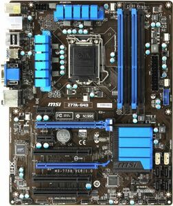 MSI Z77A-G43 LGA 1155 Intel Z77 SATA 6Gb/s ATX Intel Motherboard