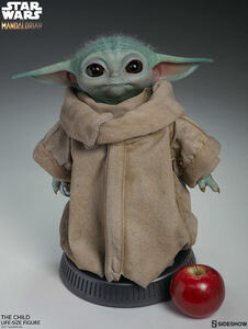 Sideshow 1/1 スターウォーズ マンダロリアン グローグ 未開封新品 400369 スタチュー サイドショウ Grogu Baby Yoda 検） ホットトイズ