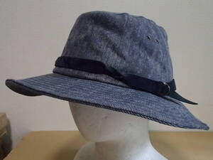 Grace＊VAGRANT HAT＊洗いデニムハット[NVK]サイズ調整可能