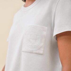 HERMES エルメス Tシャツ 刺繍入りポケット 36サイズ 未使用新品