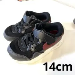 Nike エアマックス スニーカー 黒/赤SCTDV 14cm