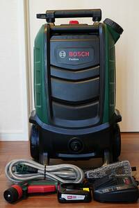 室内使用 美品 51,100円 Bosch ボッシュ フォンタス218 FONTUS218 コードレス 高圧洗浄機 