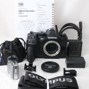 ★極上品★ショット数508回！OM SYSTEM olympus オリンパス OM-1 ボディー ブラック #6553