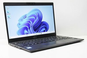 1円スタート ノートパソコン Windows11 ハイスペック 富士通 LIFEBOOK U939 第8世代 Core i7 メモリ16GB SSD256GB Windows10 カメラ 13.3