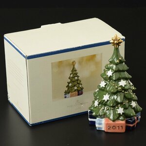 ◎517172 Royal Copenhagen ロイヤルコペンハーゲン アニュアル クリスマスツリー 2011年 フィギュリン 専用ボックス付