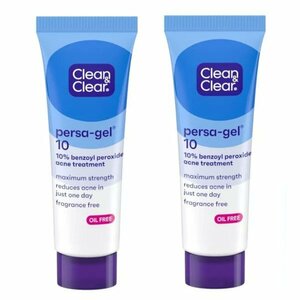 新デザイン、気になる部分に使いたい！ Clean&Clear パーサジェル１０ニキビ　クリーム 2個 Clean&Clear Persa Gel 10