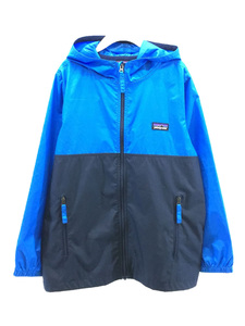 patagonia◆キッズ衣料/S/ナイロン/BLU