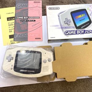 【新品同様品】ゲームボーイアドバンス ■レア　ホワイト 任天堂 説明書 箱　Nintendo ニンテンドー　ゲームボーイ　美品 GBA