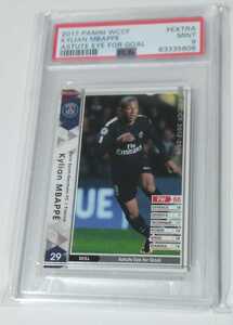 2017-18 Panini WCCF Kylian Mbappe PSA 9 MINT キリアン・ムバッペ エムバペ PSA鑑定済