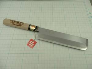 堺 義國 特選 菜刃 薄刃包丁 全長31.5ｃｍ 約180g 現状品 売り切り