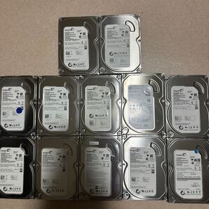 12枚セット【動作保証/使用0時間】Seagate ST500DM002 500GB 3.5インチHDD （10）