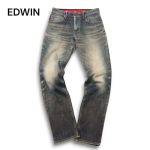 EDWIN 503 エドウィン E53WFP 秋冬 WILD FIRE★ 裏起毛 防風 USED加工 デニム パンツ ジーンズ Sz.29 メンズ バイク 日本製　C4B04872_B#Q