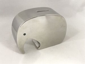 ☆中古☆GEORG JENSEN ジョージジェンセン MONEYPHANT マニファントコインバンク 貯金箱 エレファント 象 ステンレス