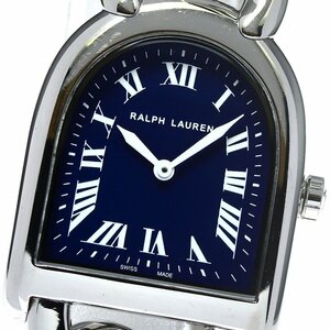 ラルフローレン RALPH LAUREN K00400 スティラップ クォーツ レディース 良品 _767989【ev10】