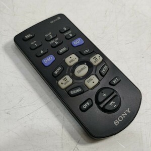 保証付き☆管理1248 SONY カーオーディオ用リモコン リモコン RM-X141 赤外線照射確認済み キズあり