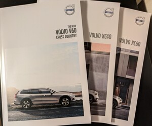 ボルボ VOLVO 3冊セット カタログ冊子 希少 レア カタログ プライスリスト付き 価格表付き 多いページ数