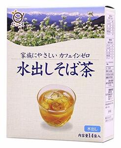 日穀製粉 水出しそば茶 168g ×2個 デカフェ・ノンカフェイン リーフ