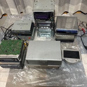 ジャンクまとめ売り 動作未確認 パイオニア カロッツェリア パナソニック JVC カーナビ オーディオ CD 車用チューナー MD レトロ品