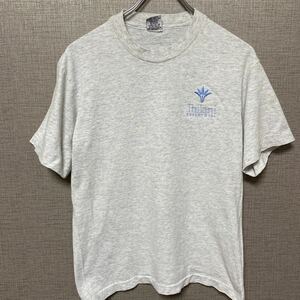 90s USA製 ビンテージ ヴィンテージ Tシャツ tee アメリカ 古着 企業物 ロゴ 刺繍 ワンポイント レア 無地 レディース バンド アメカジ 卸