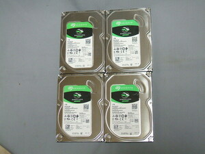 ■Seagate■3.5インチHDD■1TB (1000GB)ｘ 4台セット【計4TB (4000GB)】■ST1000DM010■CrystalDiskInfoの検査：正常■s04