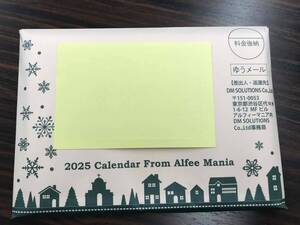 アルフィー　ALFEE MANIA　【非売品】THE ALFEE ファンクラブ 2025年 卓上カレンダー