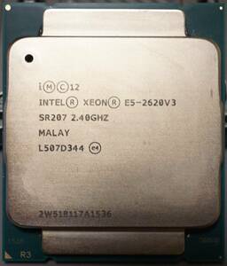 【動作確認済】Intel Xeon E5 2620 V3(6コア 12スレッド) LGA2011 v3 CPU本体のみ①