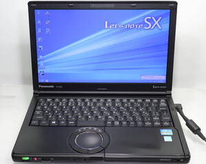 Panasonic Let’s note CF-SX2(ブラック) CF-SX2A12CS/Core i5-3340M vPro/8GBメモリ/HDD500GB/DVD/12.1TFT/バッテリーNG/Windows8 #0817