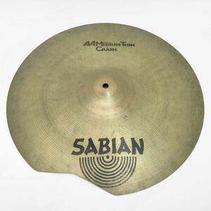 095 SABIAN セイビアン AA MEDIUM THIN CRASH クラッシュ シンバル 18" カット加工あり 本体のみ ※現状品