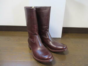 ☆CARPE DIEM/カルペディエム☆未使用 SS04 L03-HORSE FRONT GLACE CO9-TAN ホースレザーロングブーツ サイズ：42 