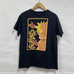 古着 NARUTO うずまきナルト アニメ キャラクター Tシャツ M Tシャツ Tシャツ M 黒 / ブラック ロゴ、文字 X プリント X キャラクター