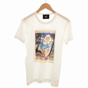 ディー&ジー ドルガバ ドルチェ&ガッバーナ D&G エルヴィス プレスリー プリント Tシャツ カットソー 半袖 44 XS 白 ホワイト