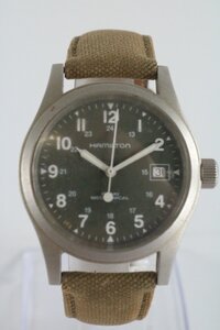 HAMILTON ハミルトン Khaki カーキ 9415A ミリタリー 手巻き 腕時計 稼働品 0836-YN