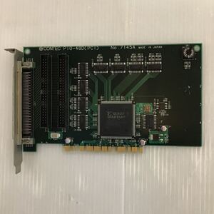 【中古】Contec PIO-48D(PCI) NO.7145A PCIバスのインターフェースボード 管理番号ci593