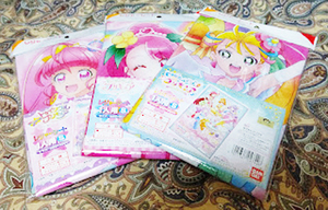 プリキュア レジャーシート Sサイズ　3枚組み　まとめセット ヒーリングっど スタートゥインクル トロピカル〜ジュ!プリキュア　60cm×90cm