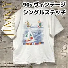 カナダ製 ヨット Sサイズ 90s シングルステッチ Tシャツ ヴィンテージ古着