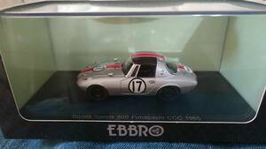 1/43 EBBRO 1965年船橋CCC トヨタスポーツ800#17 細谷四方洋