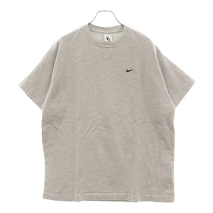 NIKE ナイキ ×Kim Jones Oversized T-Shirt DC9987-050 キム ジョーンズ ロゴ刺繍 半袖Tシャツカットソー グレー