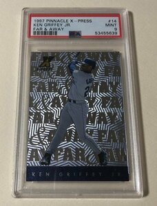 1997 PINNACLE X-PRESS FAR & AWAY Ken Griffey Jr. PSA 9