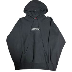 美品 黒 XL Supreme Box Logo Hooded Sweatshirt Black 21FW 21AW シュプリーム ボックスロゴ パーカー フーディ ブラック 2021 レア 希少