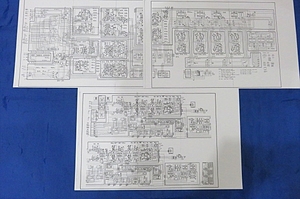 TechnicsテクニクスSU-A4コントロールアンプSU-A4 MK2プリアンプ完全図面2部セット回路図セパレートアンプ設計図 SH-305MC昇圧トランス内臓