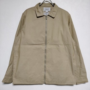 YAECA 12402 ZIP SHIRT 定価35200円 ジップシャツ ブルゾン XS KUSAKI KHAKI ジャケット ベージュ ヤエカ 4-0418M 225435