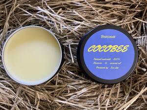 ギター用蜜蝋WAX　COCOBEE　15ｇ　小巾着袋＆スパチュラ付き