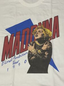 ヴィンテージ Tシャツ 復刻　madonna blond ambition tour マドンナ