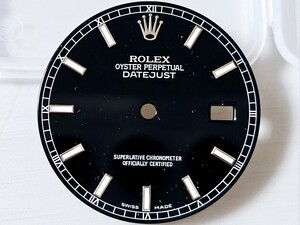 ROLEX ロレックス DATEJUST デイトジャスト【116234】正規品文字盤 純正パーツ ブラック